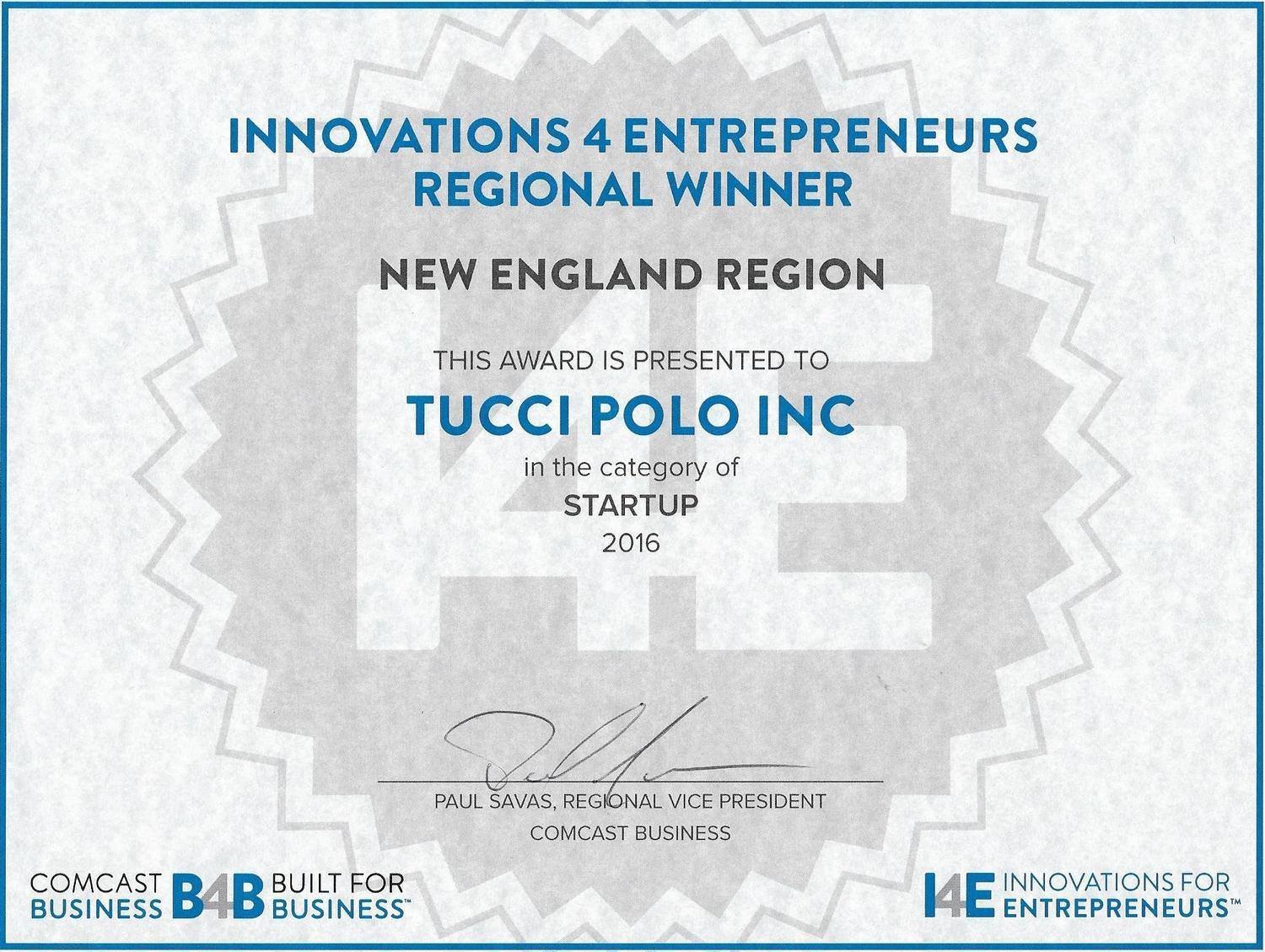 Innovation 4 Entrepreneurs Award