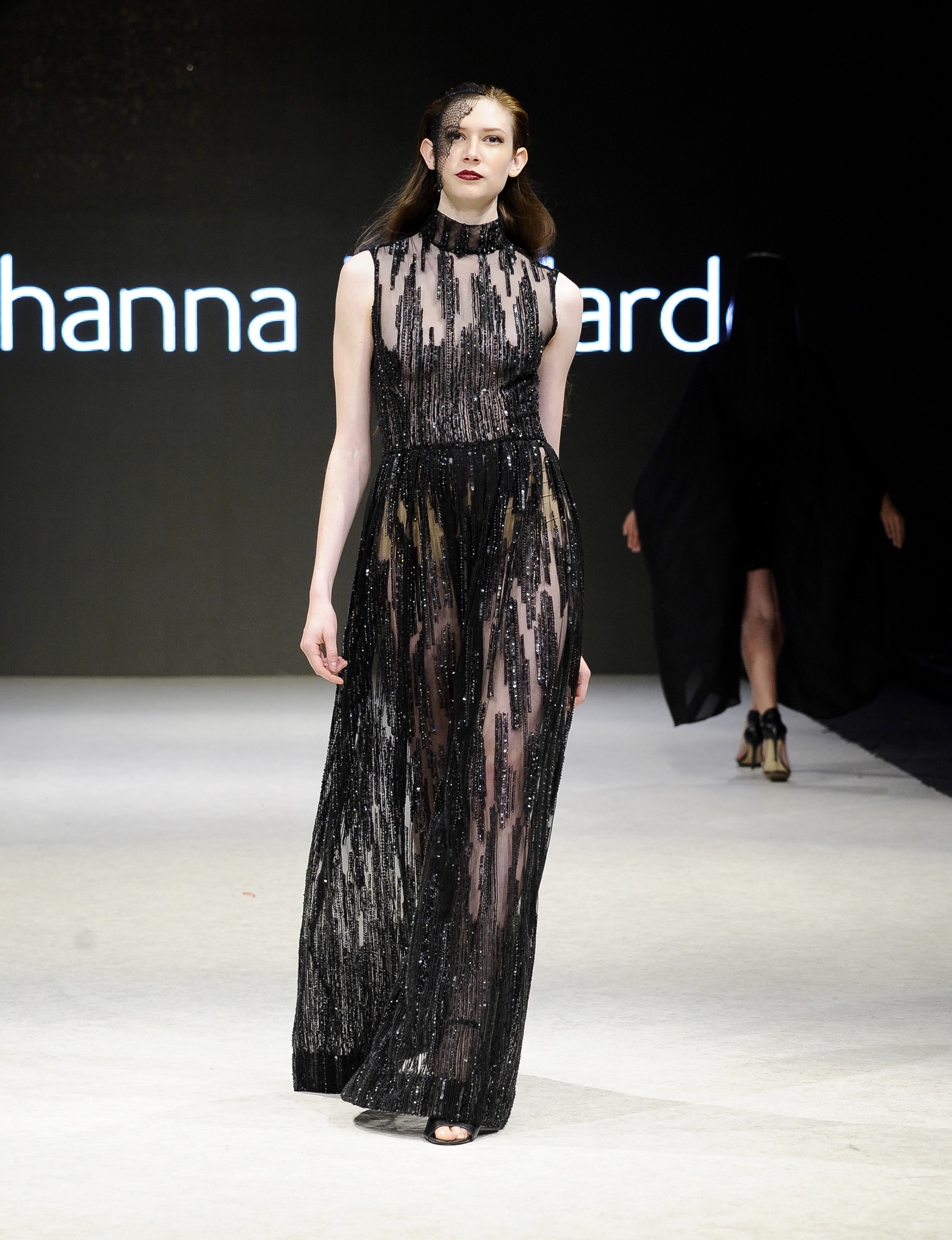 Johanna DiNardo_look 4_sheer beaded lace column gown