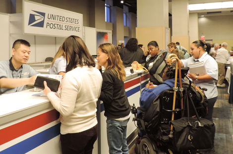 United States Postal Service at the show.