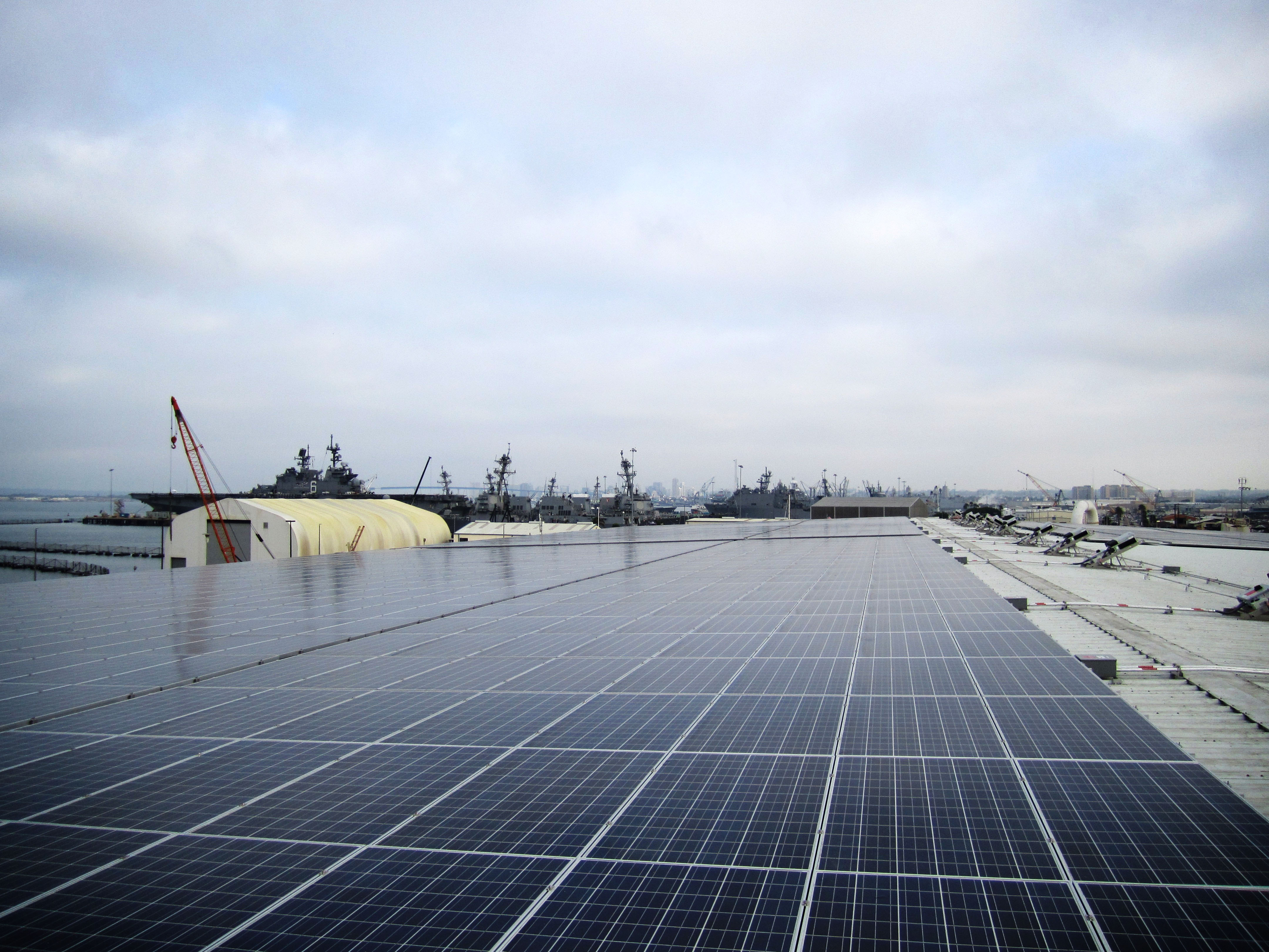 The solar system is comprised of 1,558 Hyundai 310 watt (W) solar modules with 14 SMA inverters.