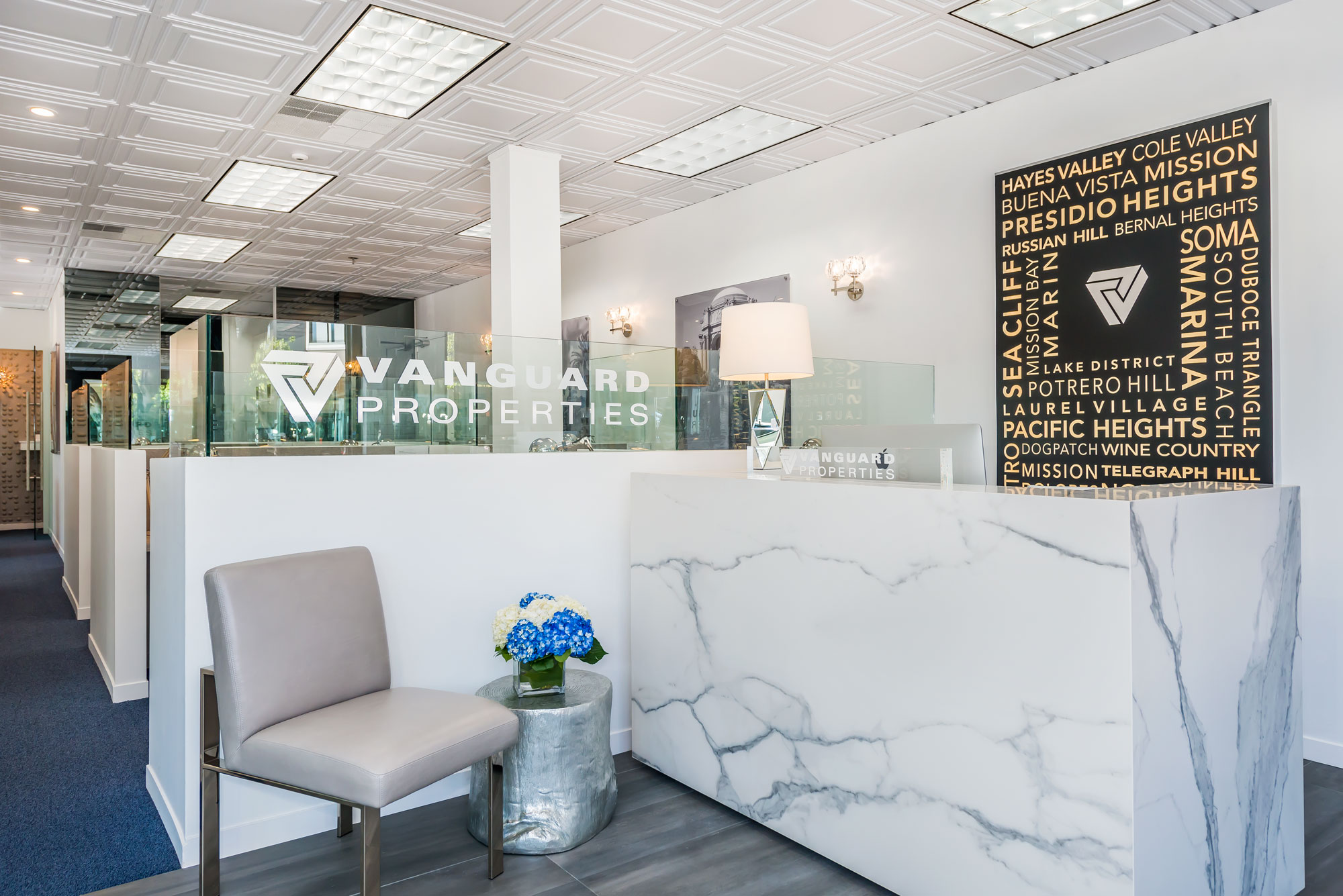The Vanguard Properties Mobile Reception Desk