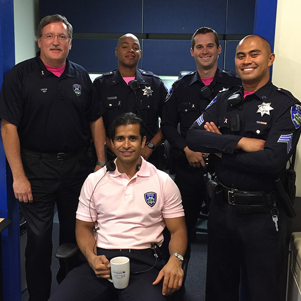 Fairfax Police Department personnel to sport pink shirts under their uniforms during October