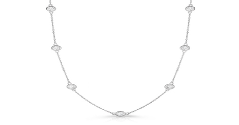 AIDIA 1.80ct Station Necklace