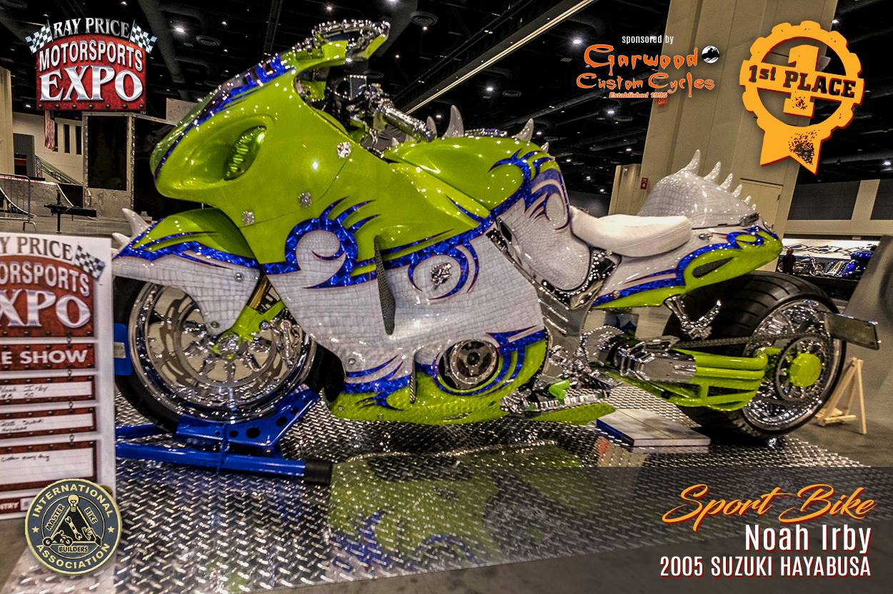 Noah Irby won the "Sport Bike" award at the Ray Price Capital City Bikefest & Motorsports Expo in Raleigh, N.C.