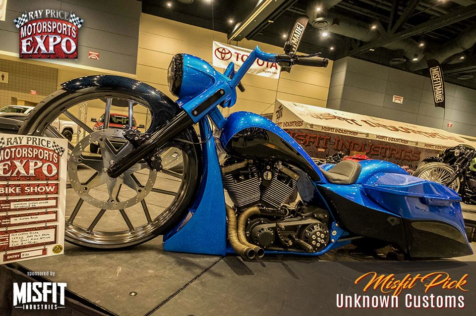 Unknown Customs won "Misfit Pick" award at the Ray Price Capital City Bikefest & Motorsports Expo in Raleigh, N.C.