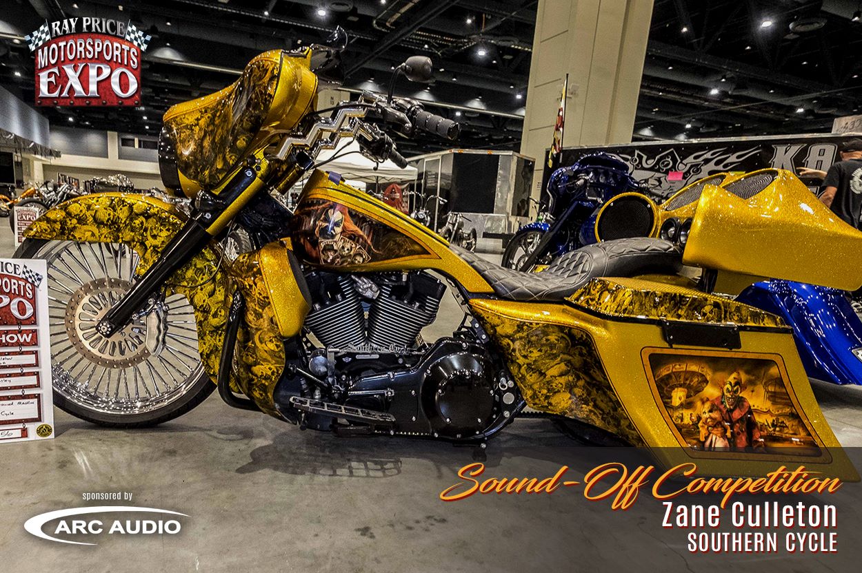 Zane Culleton won the Sound-Off Competition at the Ray Price Capital City Bikefest & Motorsports Expo in Raleigh, N.C.