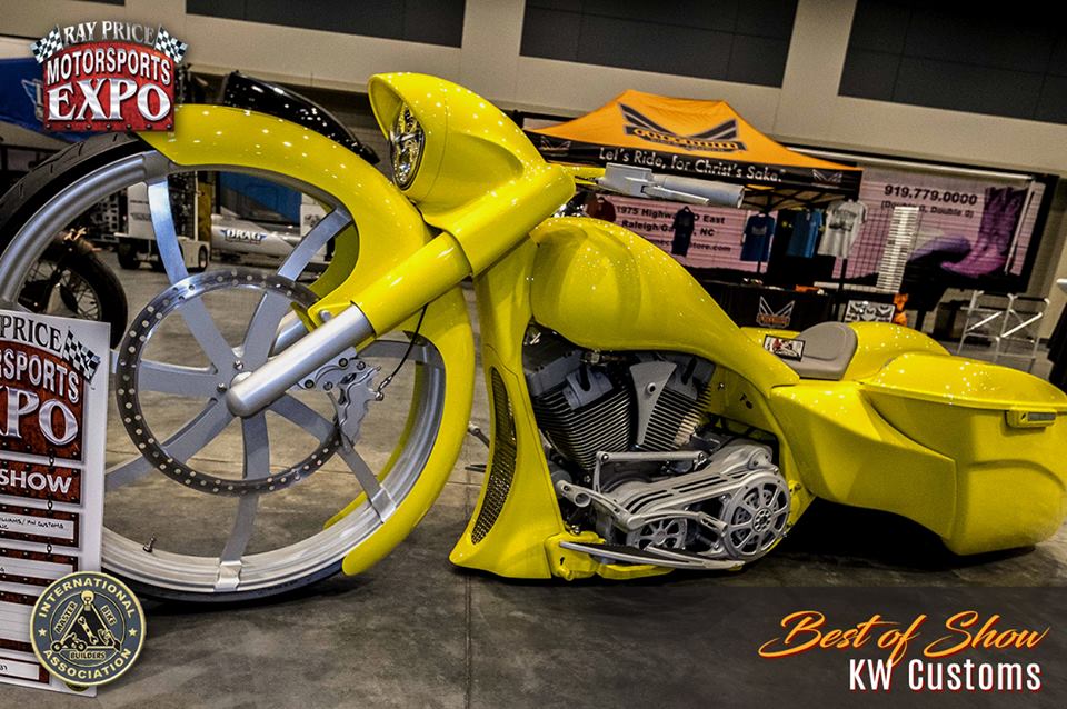 KW Customs won “Best of Show” at the Ray Price Capital City Bikefest & Motorsports Expo in Raleigh, N.C.