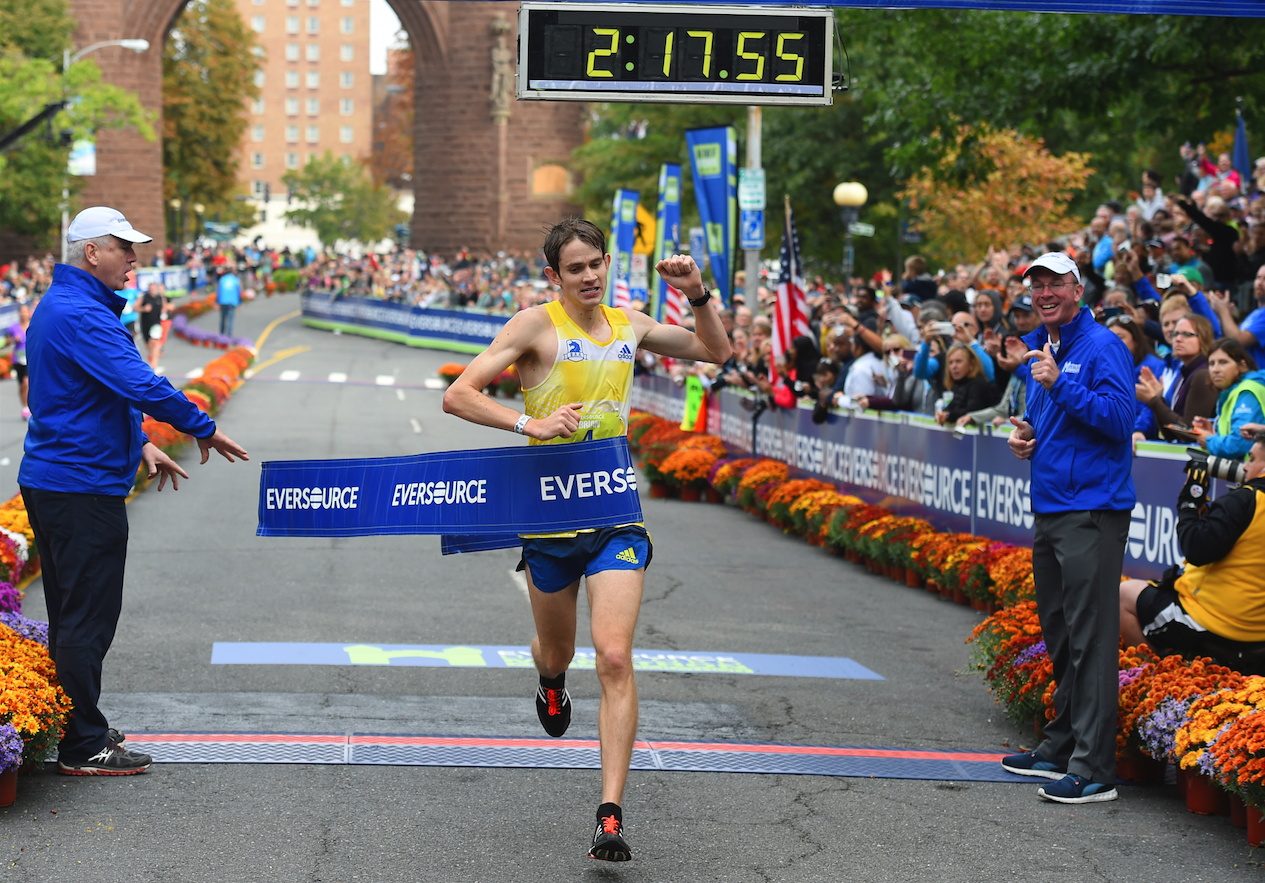 2016 Eversource Hartford Marathon winner Brian Harvey