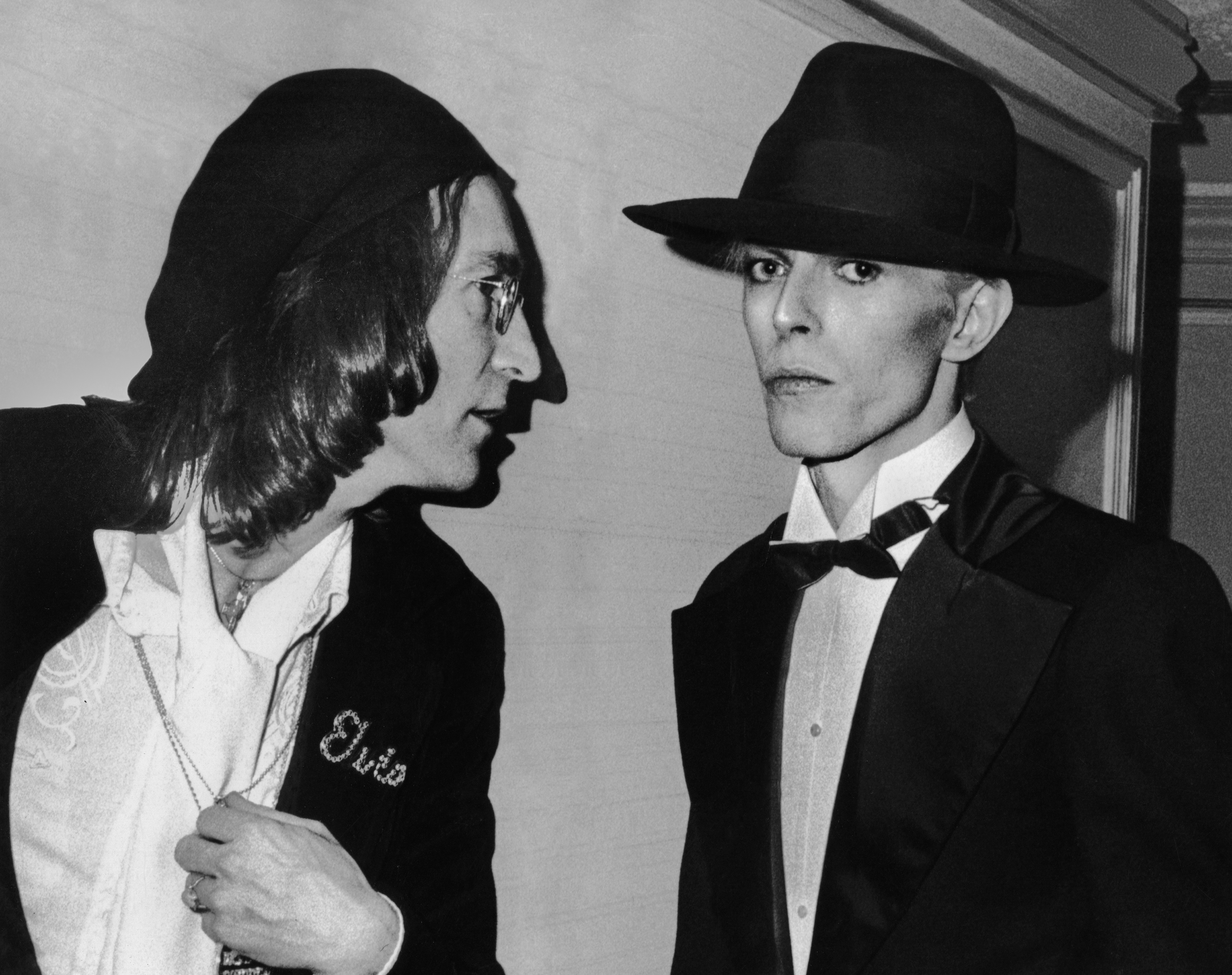 John Lennon and David Bowie