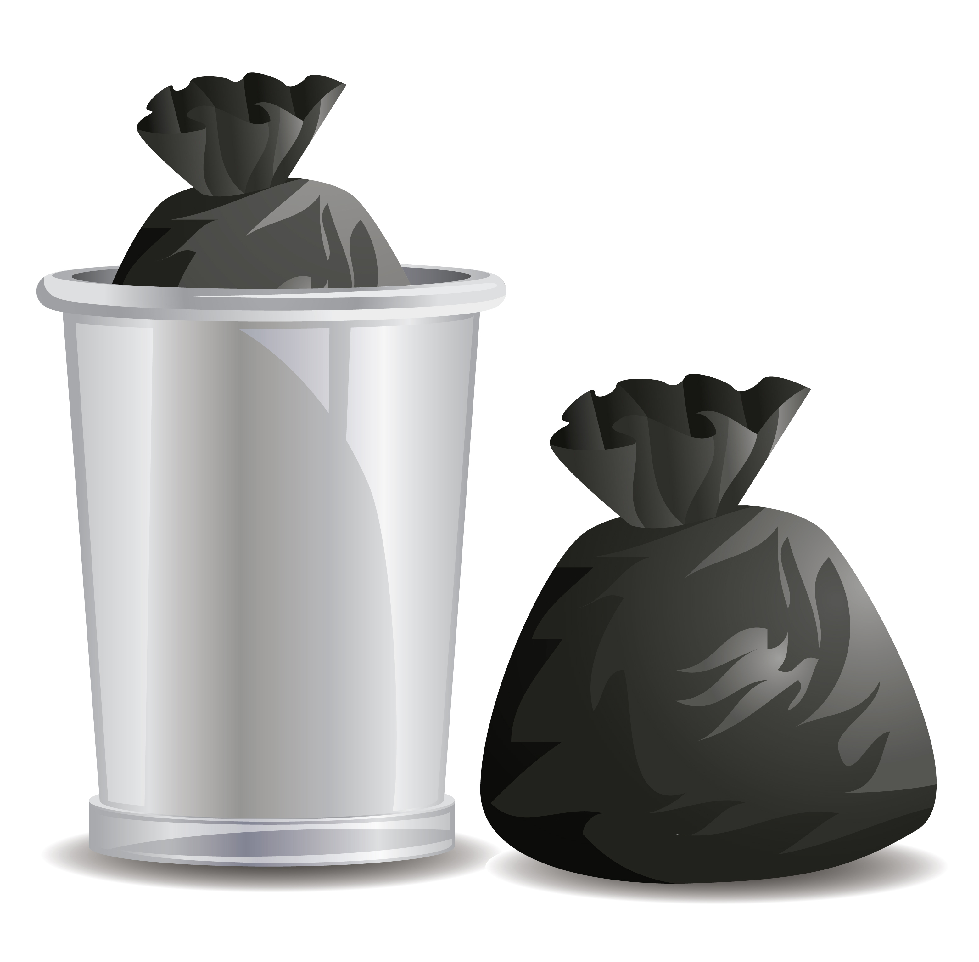 D-Liner addresses both of these issues with a plastic cylinder that goes around the edge of the garbage bag.