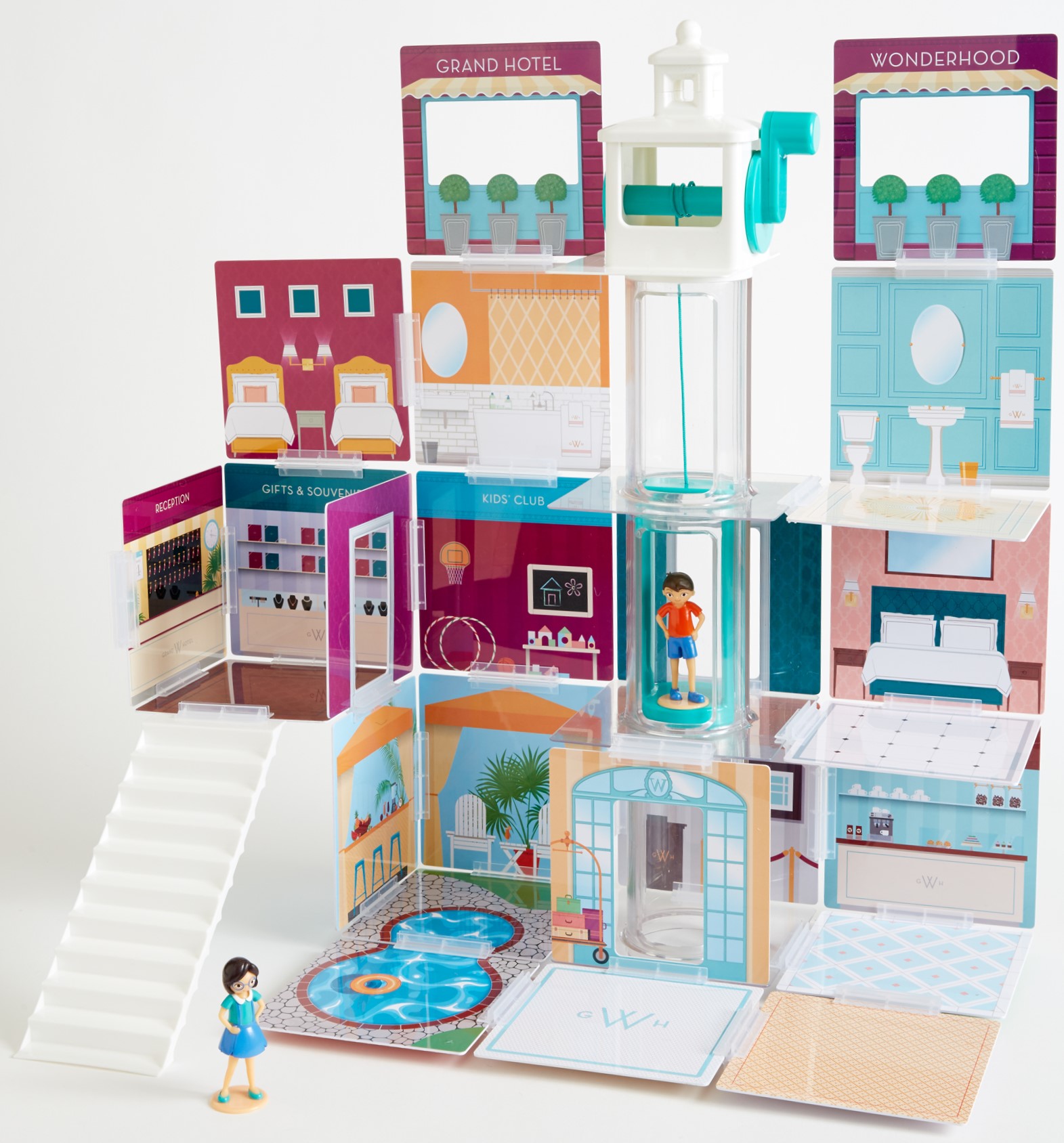 Wonderhood Grand Hotel Building Set