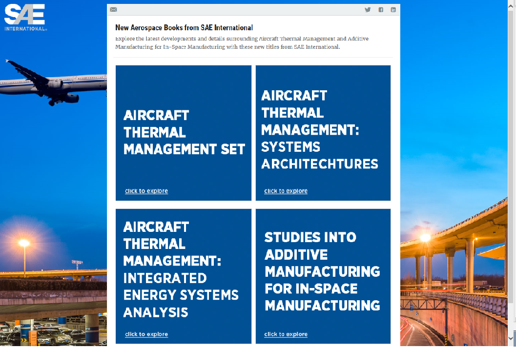 SAE International Announces Four New Books on Aerospace Engineering and ...