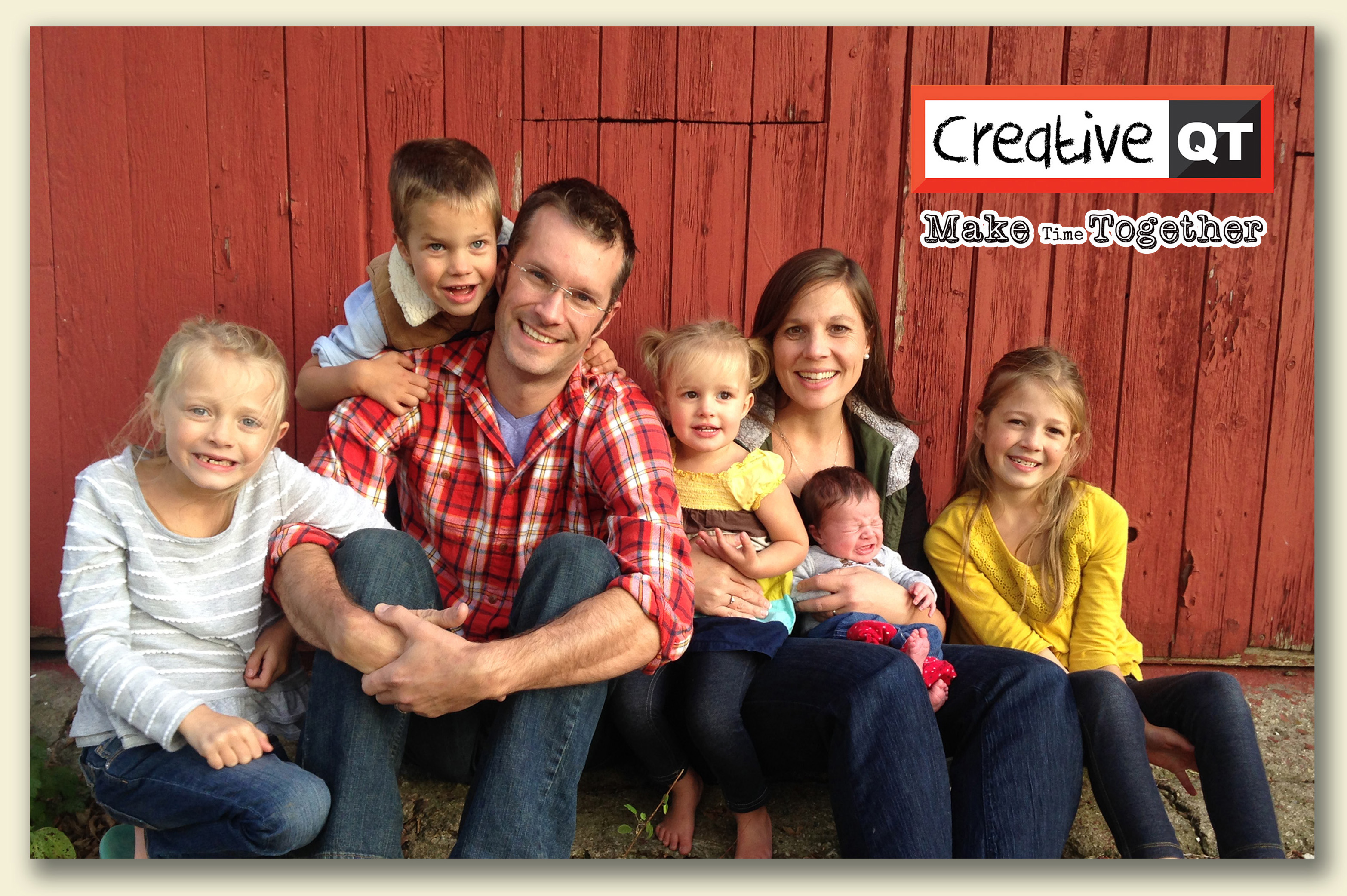 Husband and wife team and parents of 5, Adam and Dana Sue Hinkle founded Creative QT to help busy parents succeed.