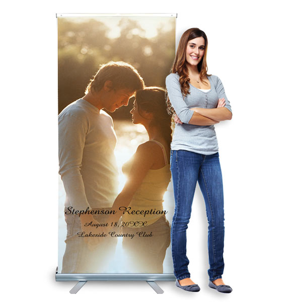 Banners can make great displays for heavily trafficked areas