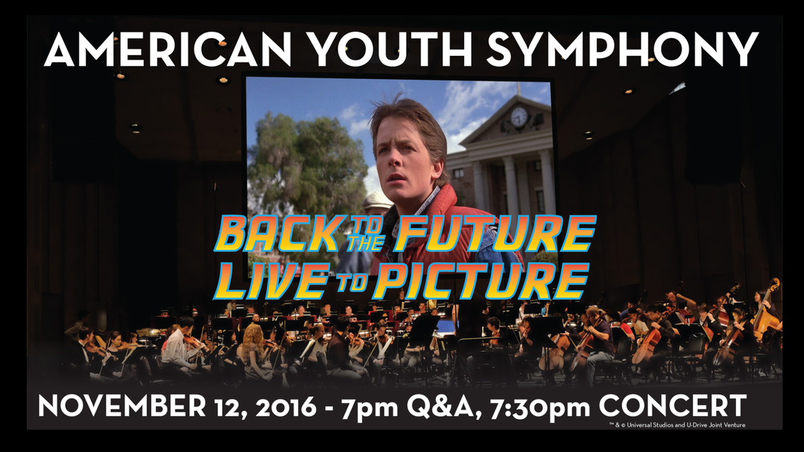American Youth Symphony Performs Back to the Future Live-to-Picture