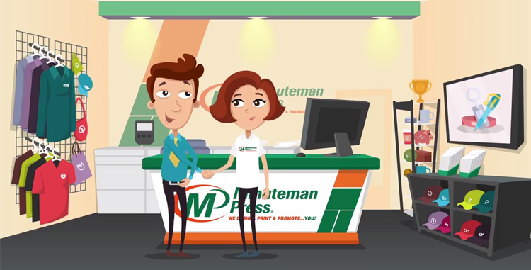 New animated infographic video shows how every Minuteman Press franchise works with businesses to provide custom branding solutions - WATCH VIDEO at http://bit.ly/mp-biz-vid