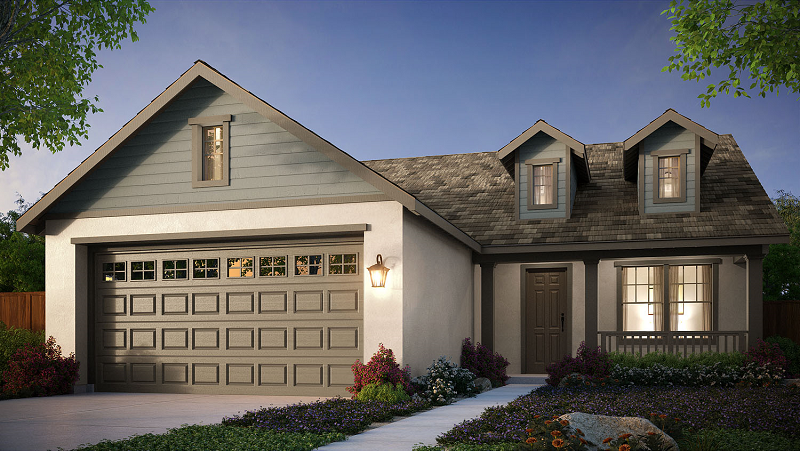 The American Traditional plan from McCaffrey Homes will be offered in Santerra, the inaugural neighborhood in the Riverstone community in Madera County, Calif.