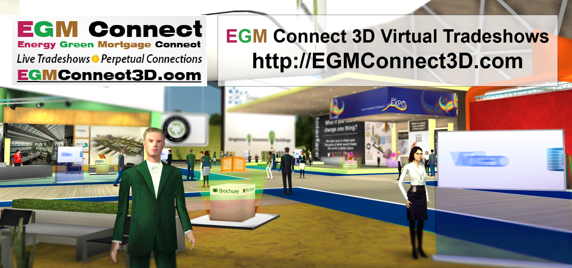 EGM Connect 3D Virtual Tradeshows Banner