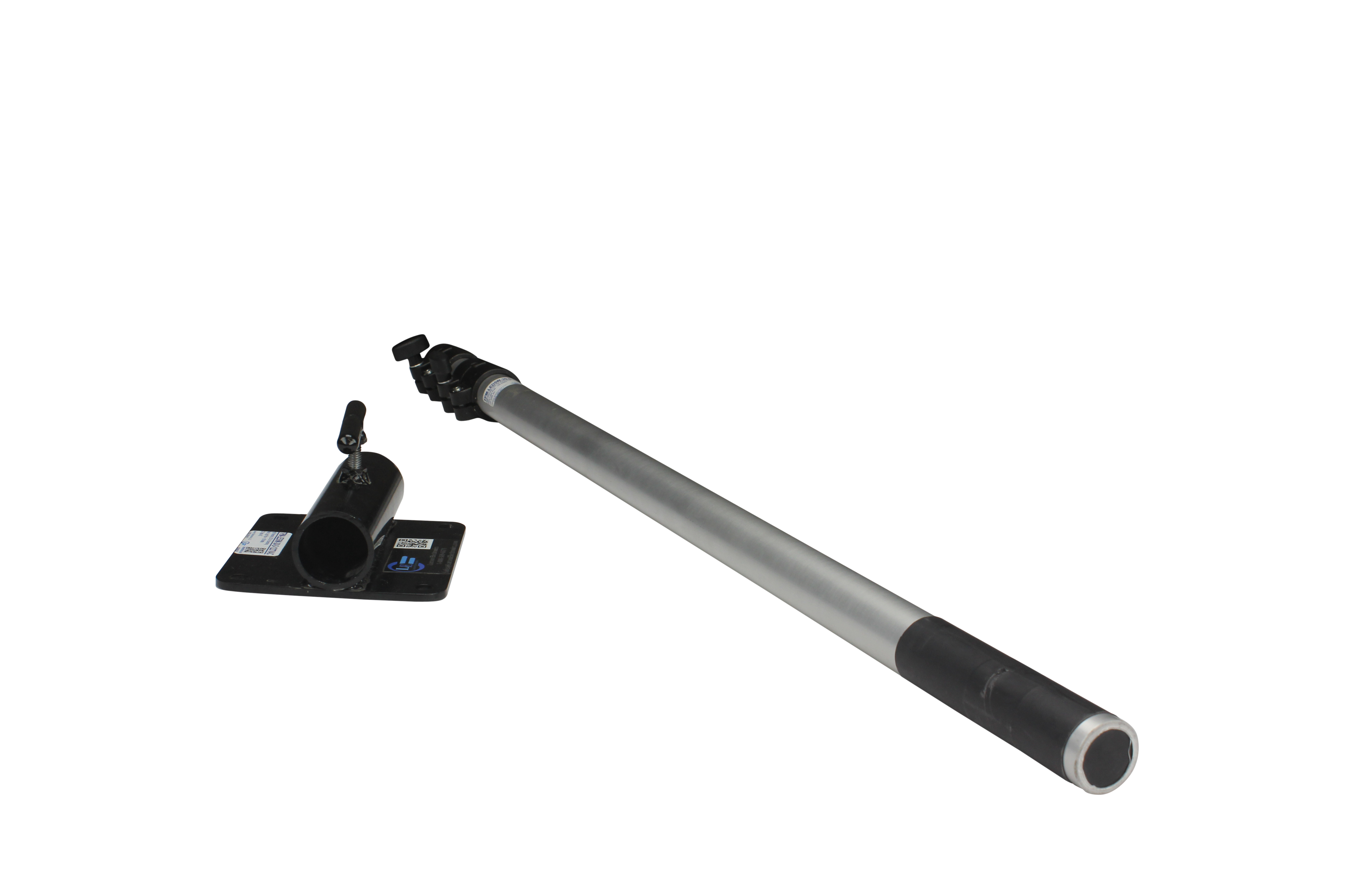 Telescoping Light Pole Equipped with a 36 Watt Remote Control Spotlight