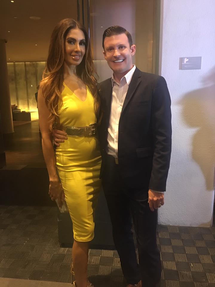 Tabasum Mir and Dr. James Mercer at the I Love Me Foundation Breaking the Silence Awards