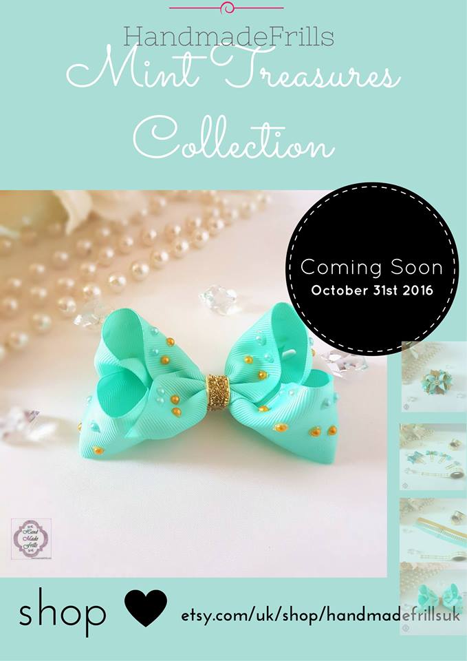 The Mint Treasure Collection 2016 Sea of Beads Hair Bow