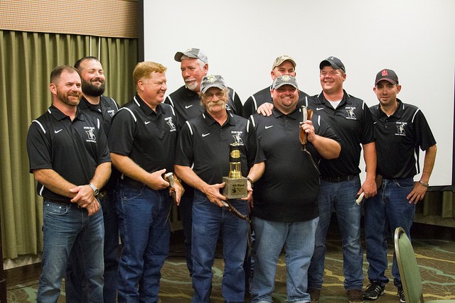 The Doe Run Company’s Gray Team also scored among the top mine rescue teams by taking home a fourth place award in Missouri S&T’s mine rescue competition earlier this month. Shown left to right are: G