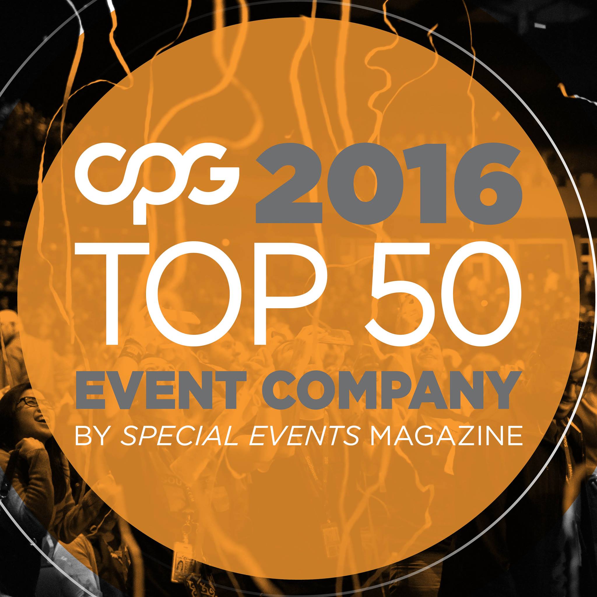 CPG was named a Top 50 Event Company in 2016