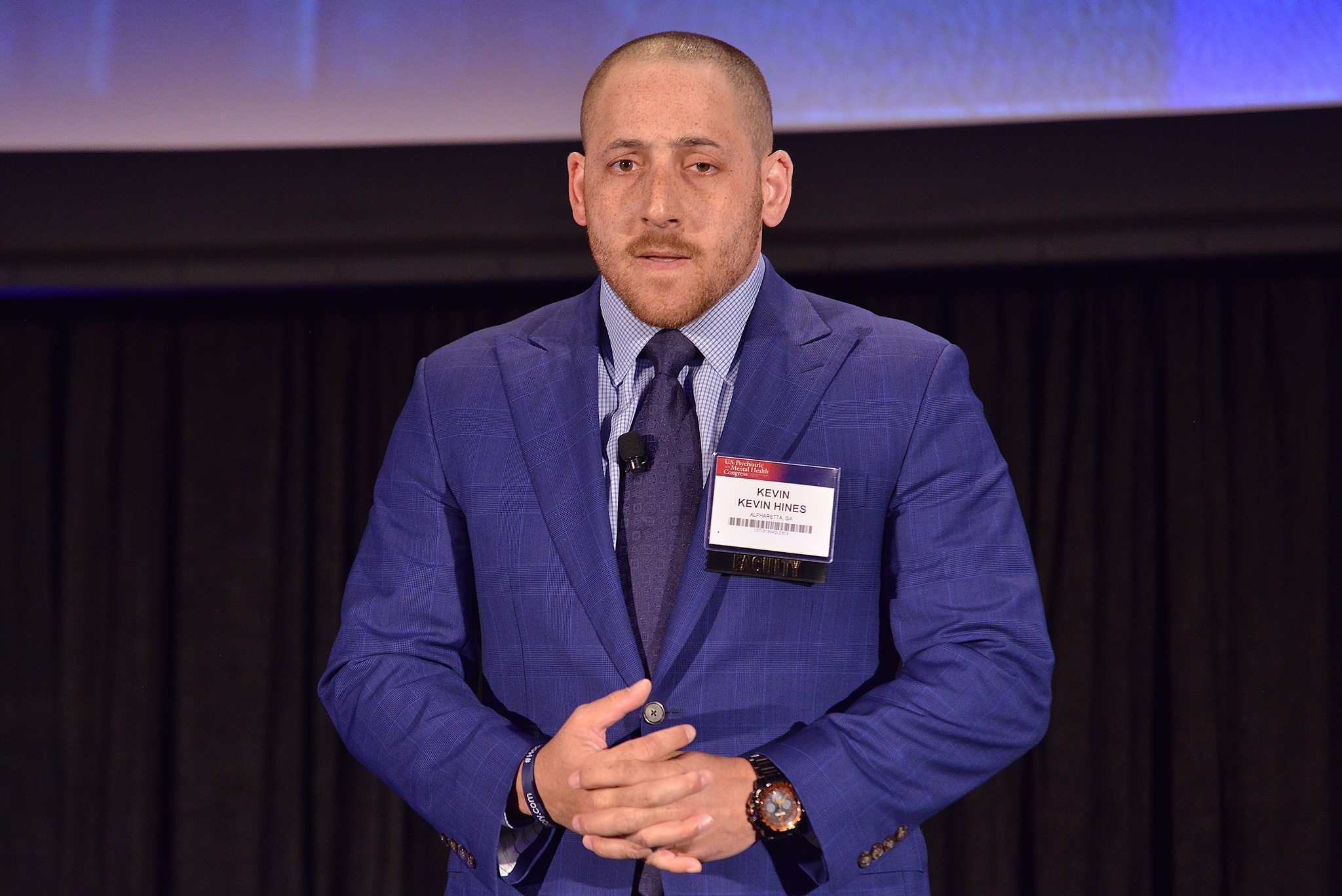 Suicide Prevention Advocate Kevin Hines Speaks at Psych Congress