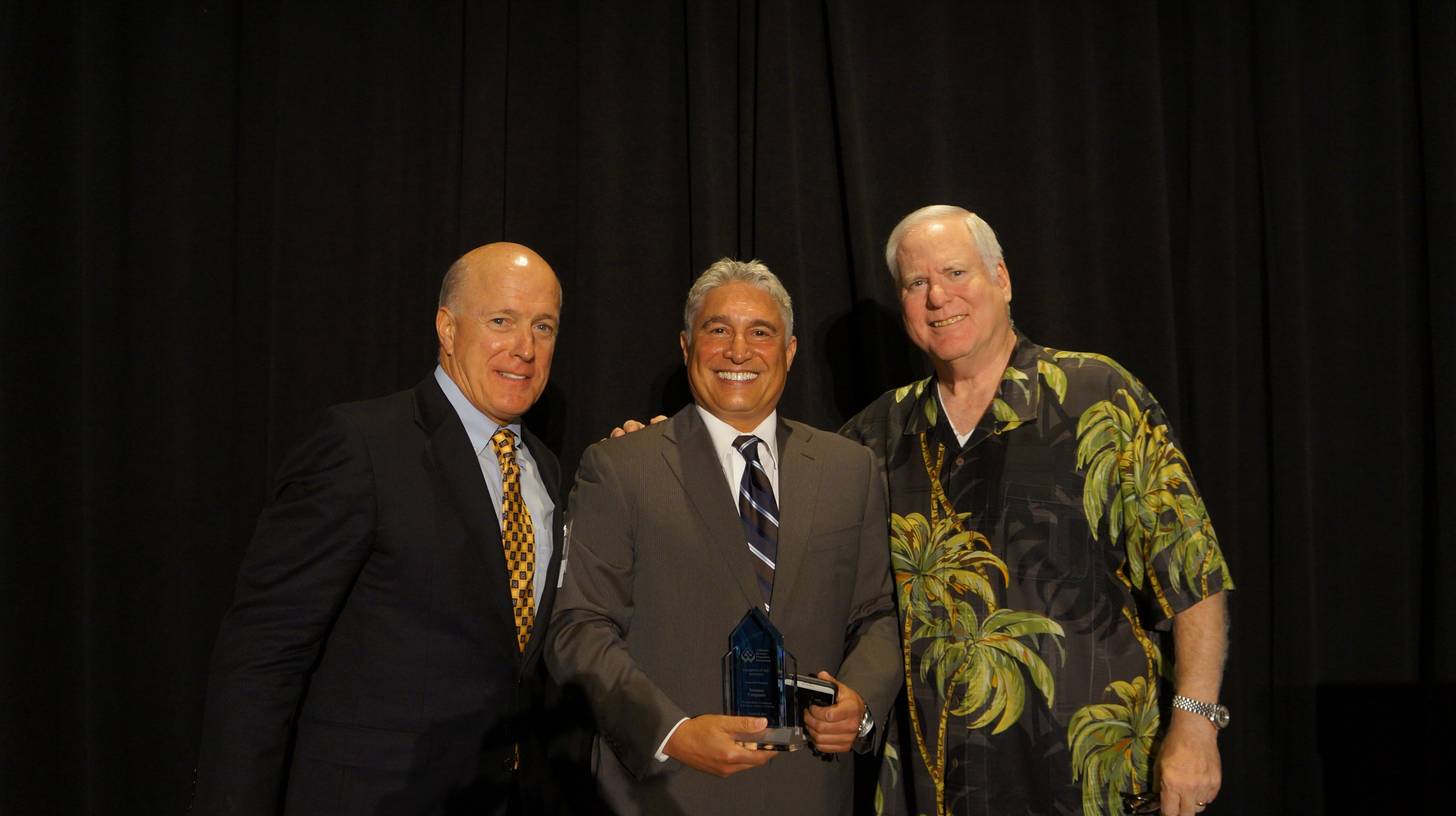 2016 CBPA Industry Awards Dinner - Larry J. Kosmont Receiving his Award