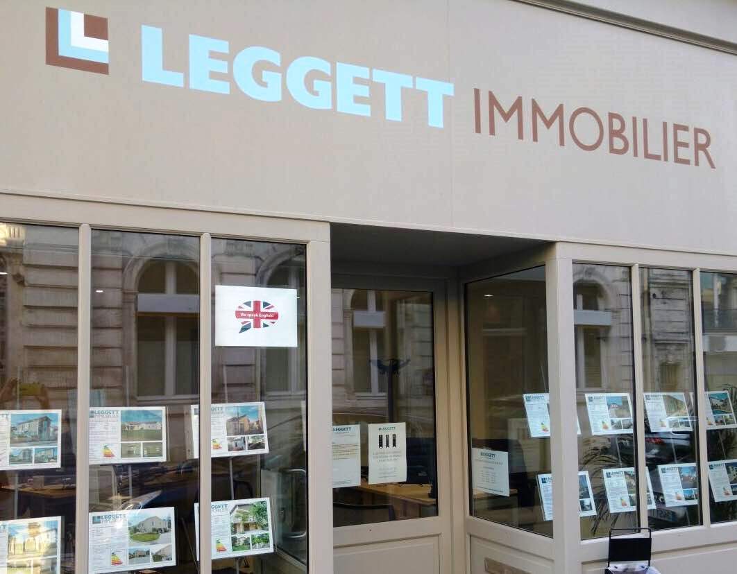 A Leggett Immobilier shop in France still welcoming many British buyers.