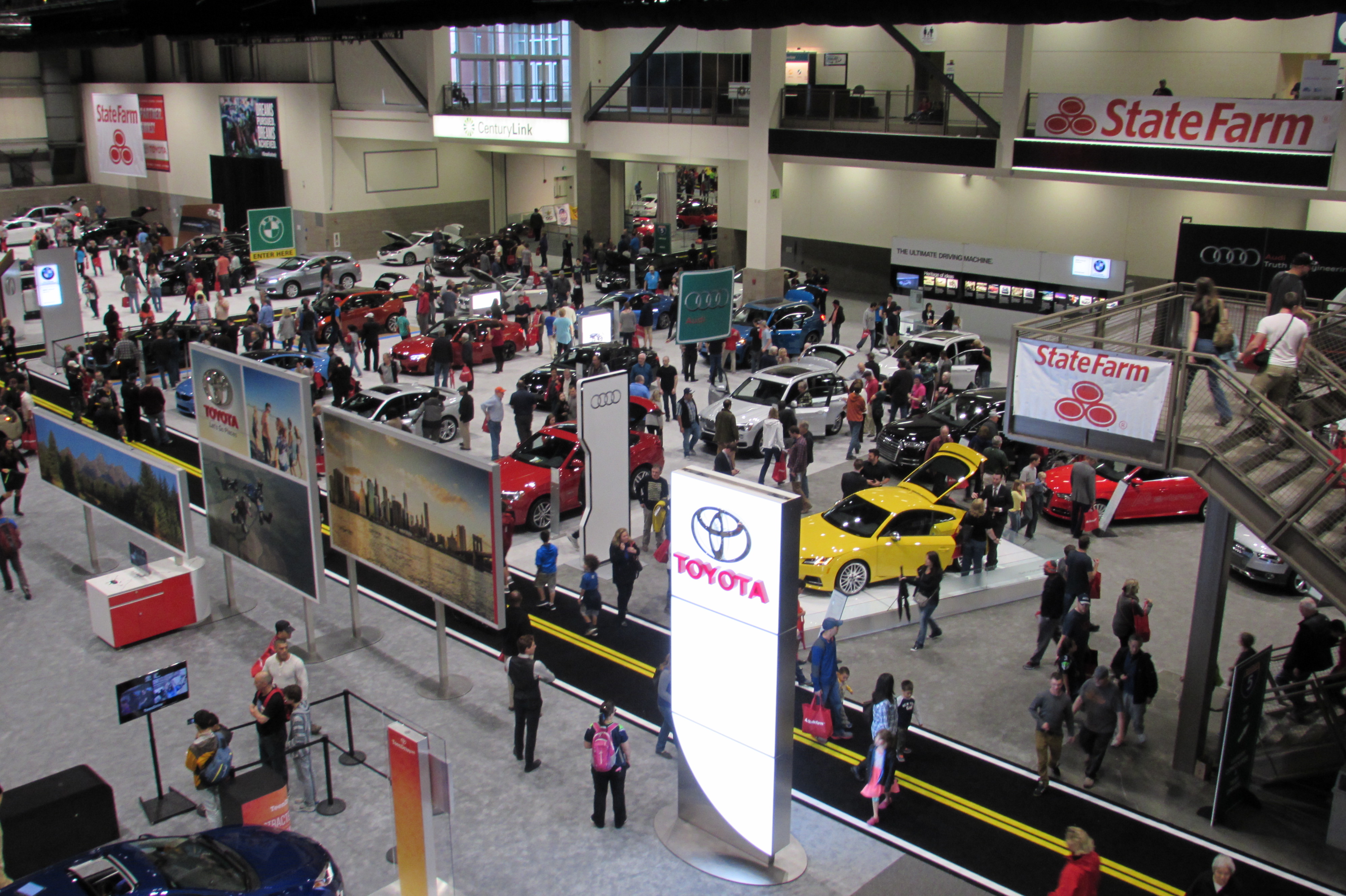 At the Seattle International Auto Show attendees can check out the latest technologies in more than 500 new vehicles and test drive over 50 different vehicles