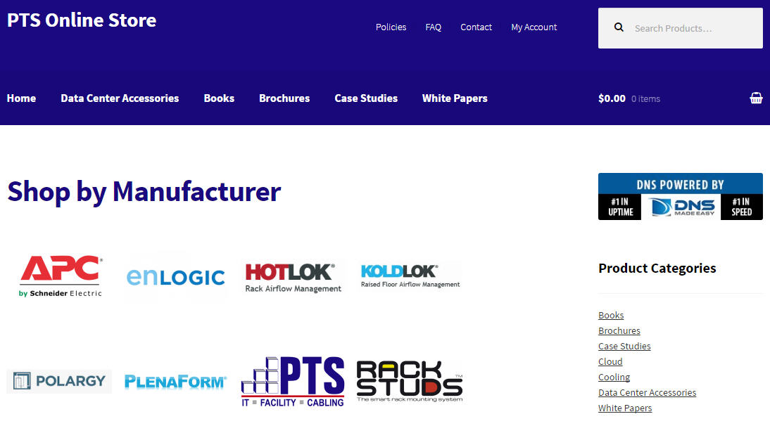 PTS Data Center Solutions Online Store
