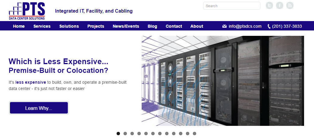 PTS Data Center Solutions Main Website