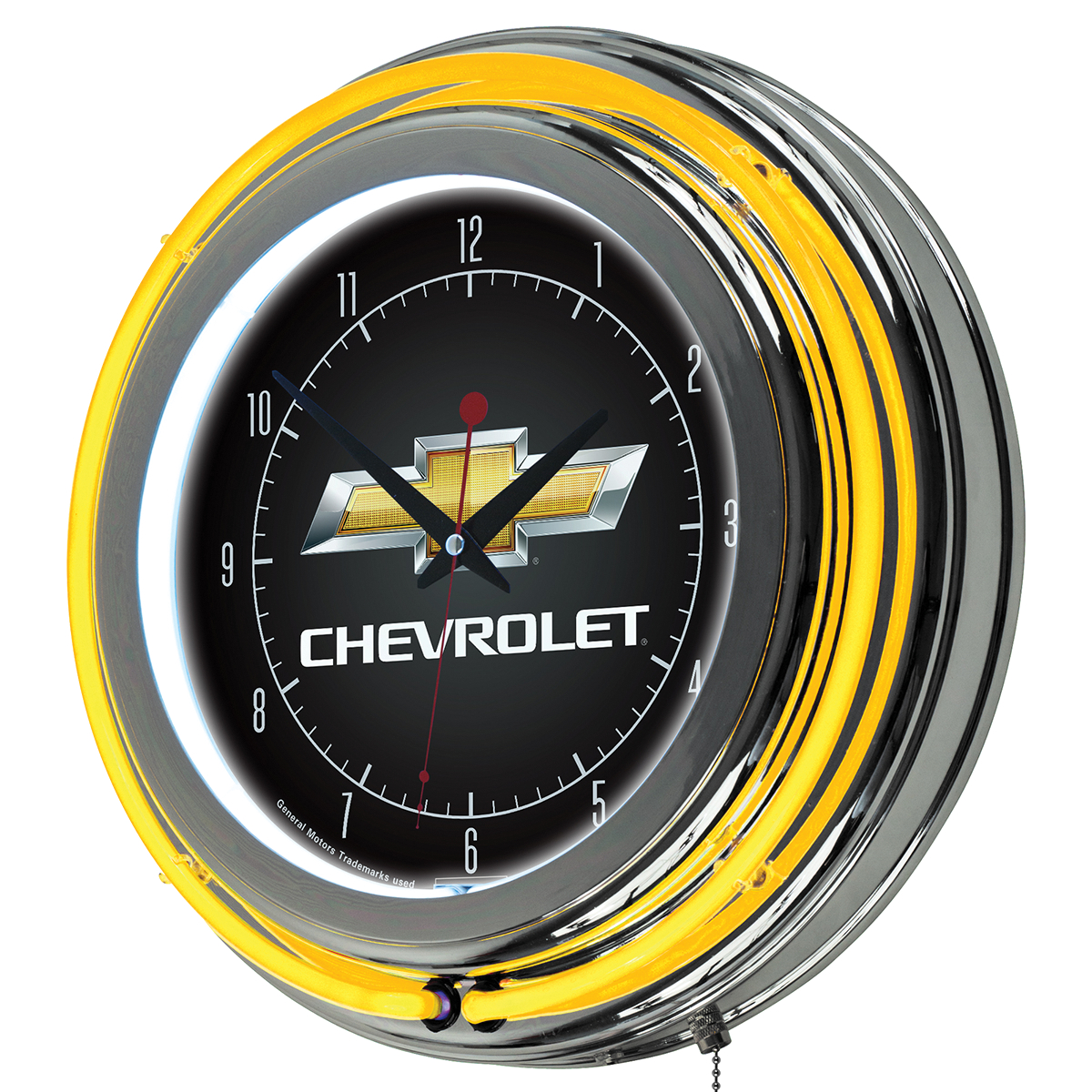 Chevrolet Double-Ring Neon Clock