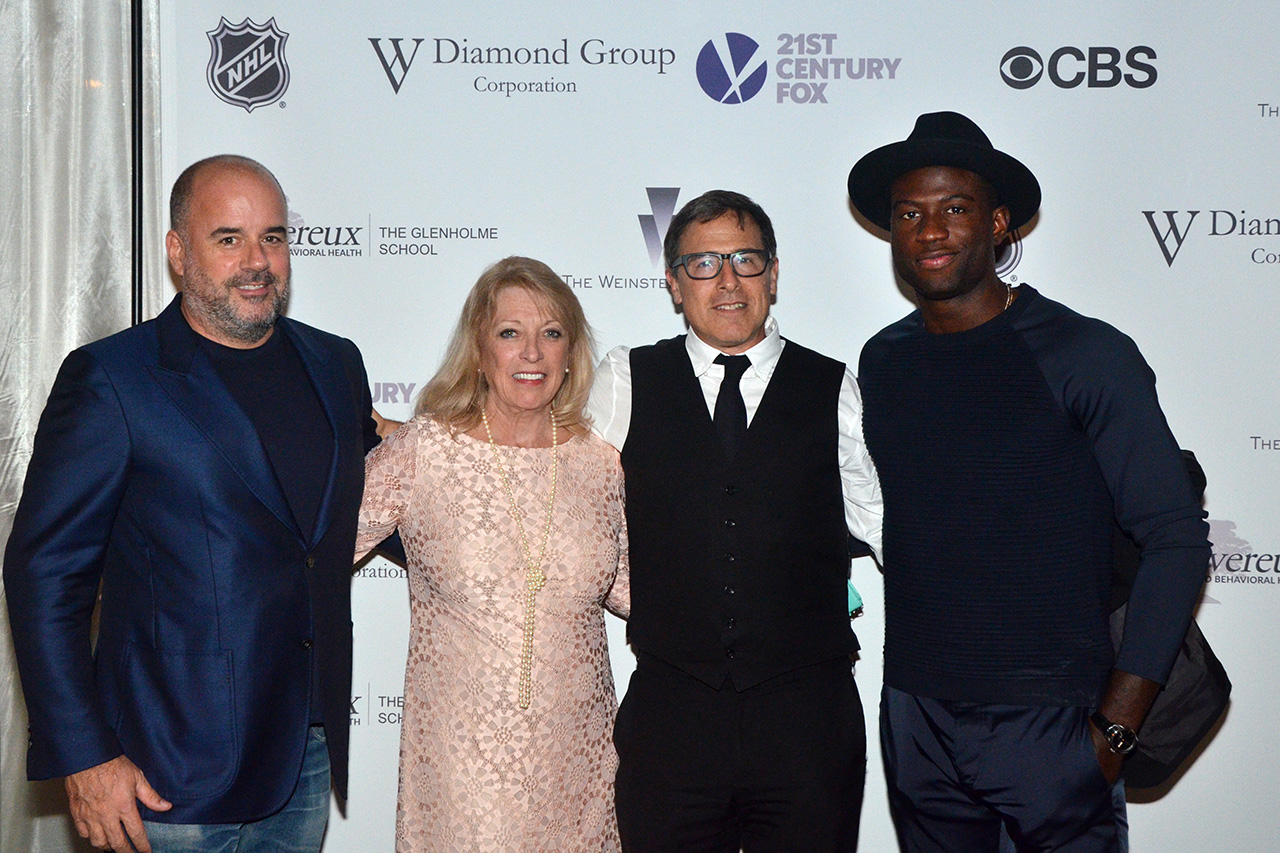 Joe Hall, Maryann Campbell, David O. Russell and celebrity guests attended the Wednesday night Manhattan event for The Glenholme School.
