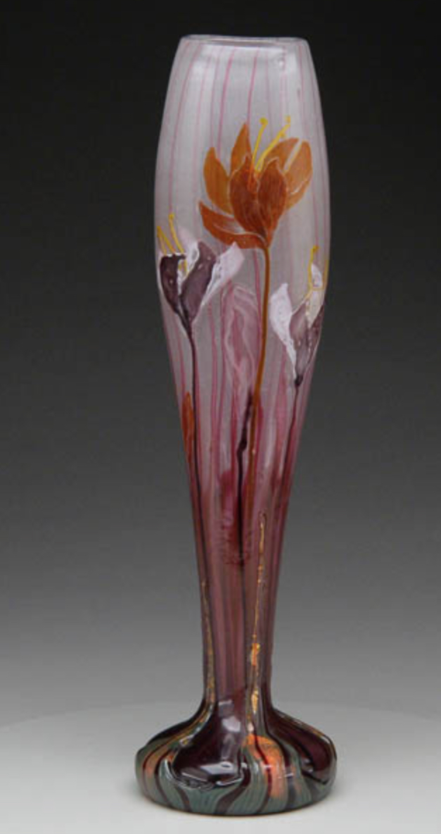 Lot #1058, a Galle Crocus Vase estimated at $50,000-70,000.
