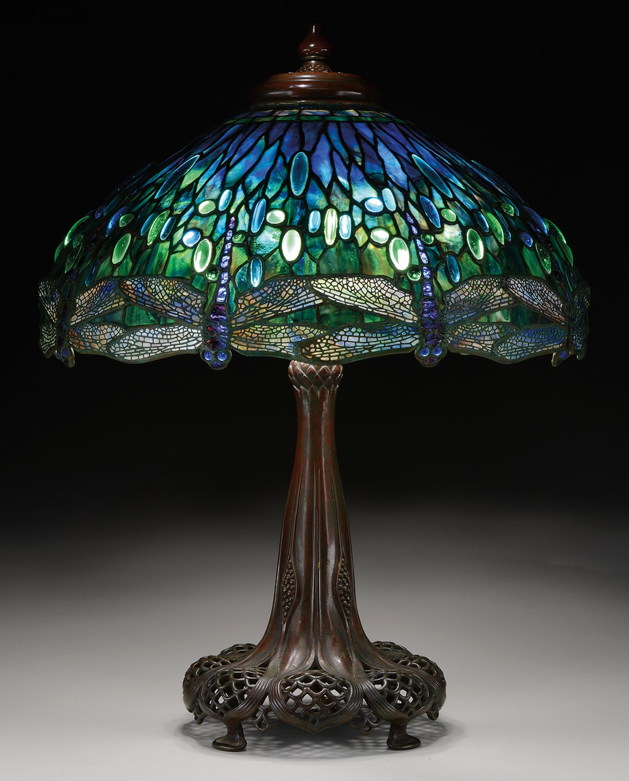 Lot 1259, a Tiffany Dragonfly Lamp estimated at $120,000-180,000.