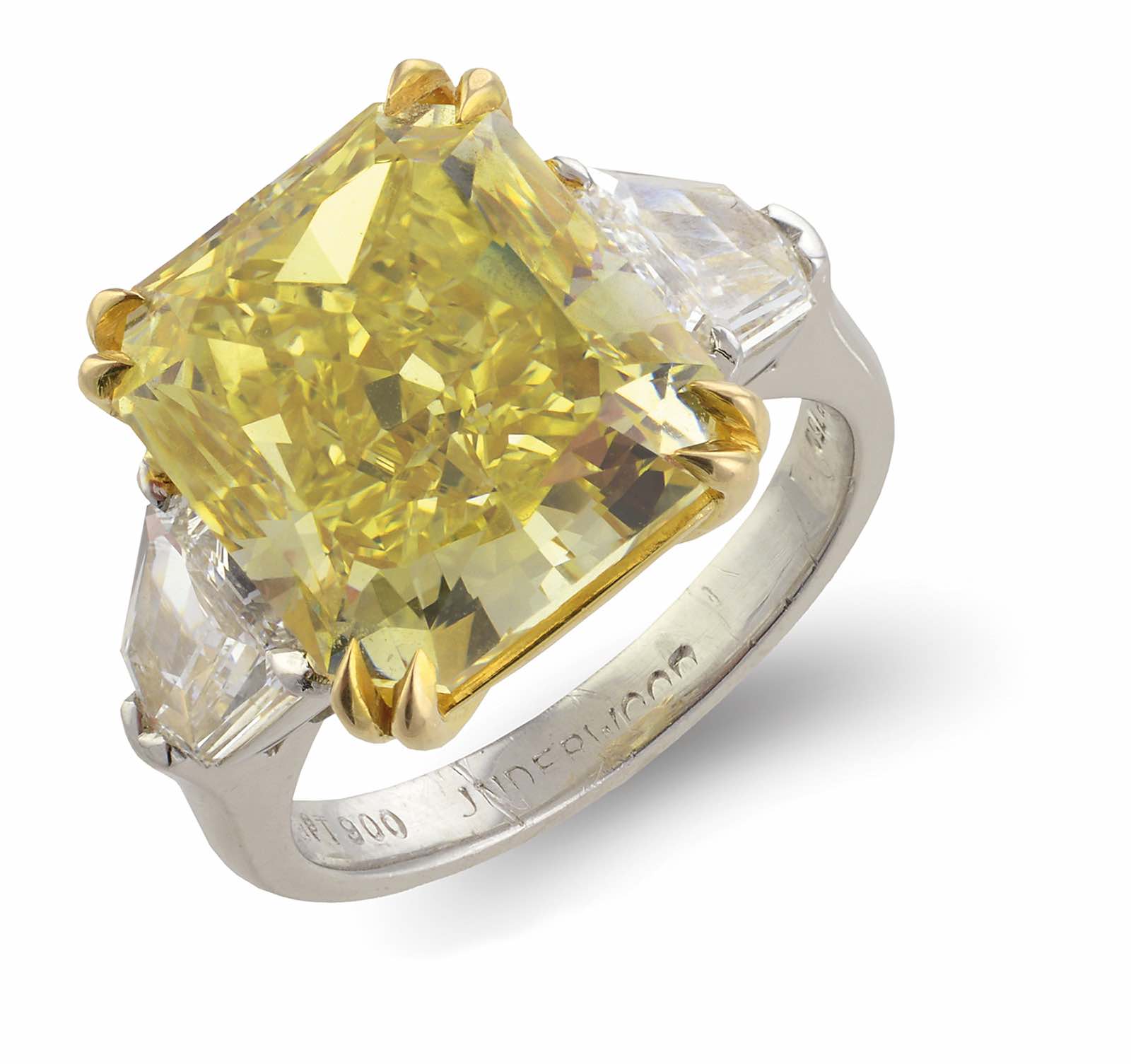 Lot #1499, a 10.02ct Yellow Diamond Ring estimated at $150,000-200,000.