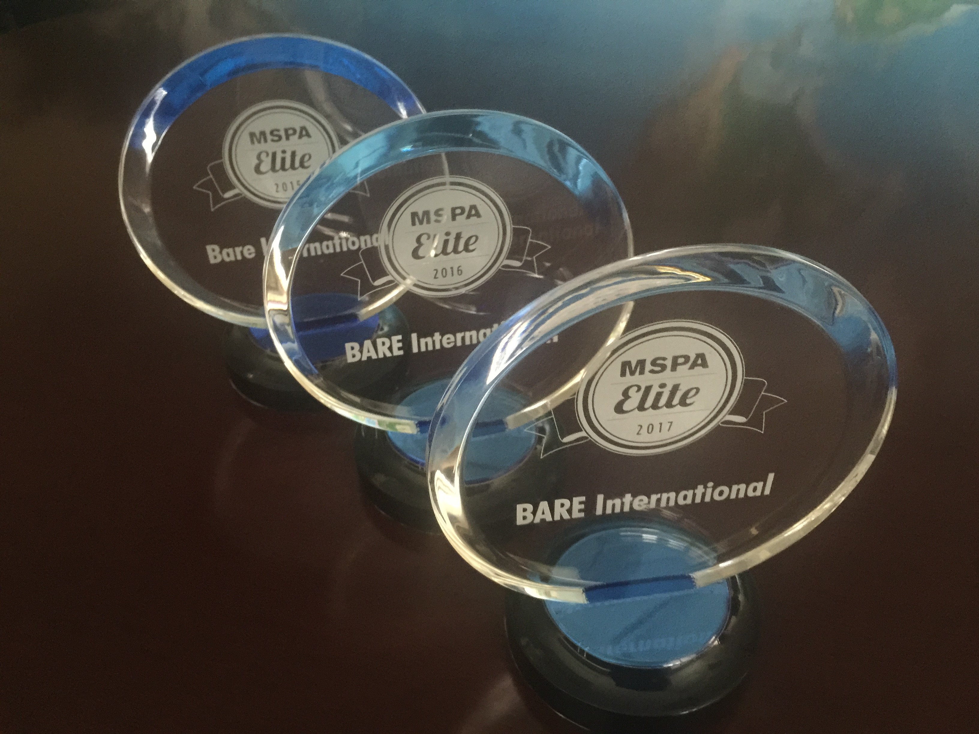 BARE International receives MSPA Elite Award for third consecutive year.