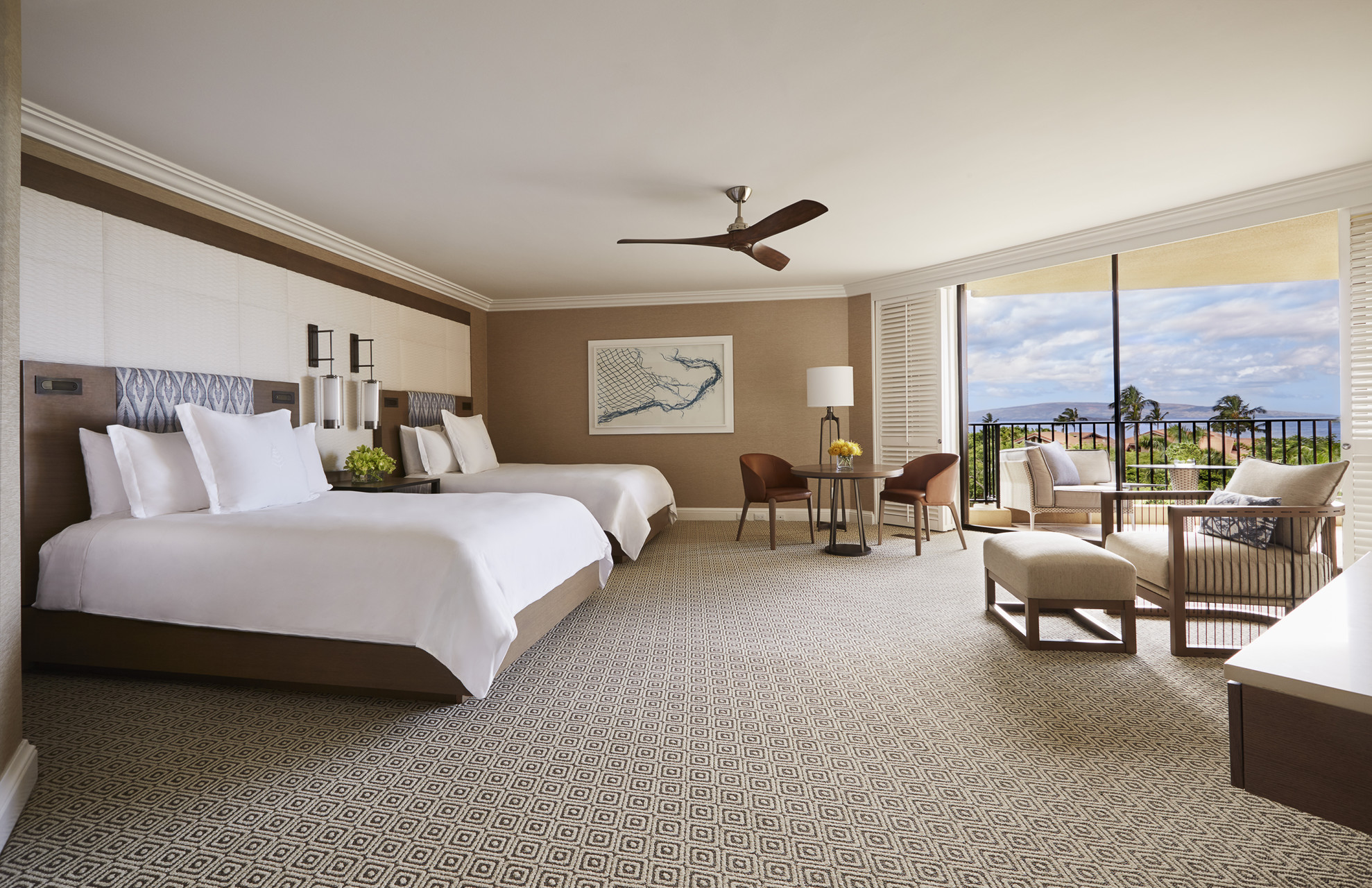 Four Seasons Maui Ocean-view Double-bedded Guest Room