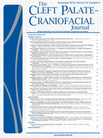 The Cleft Palate-Craniofacial Journal cover