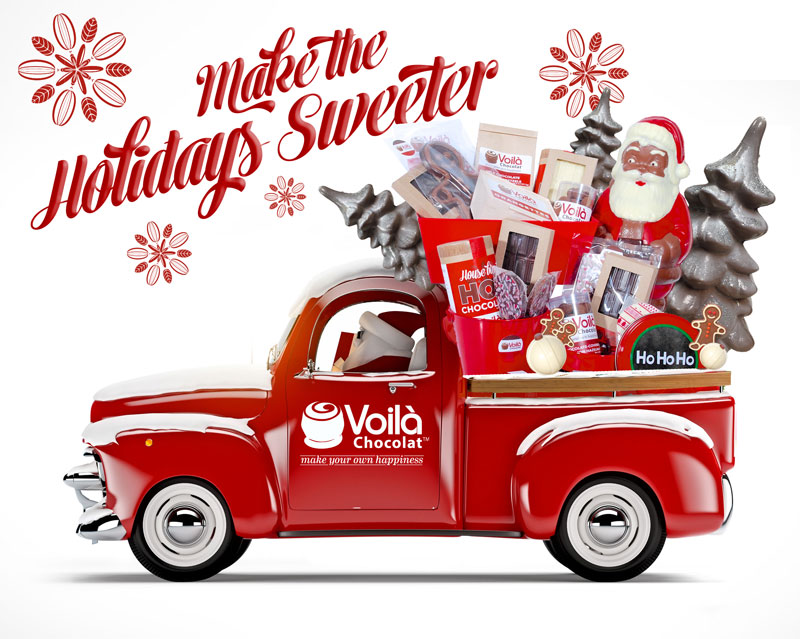 Voila Chocolat Holiday Truck