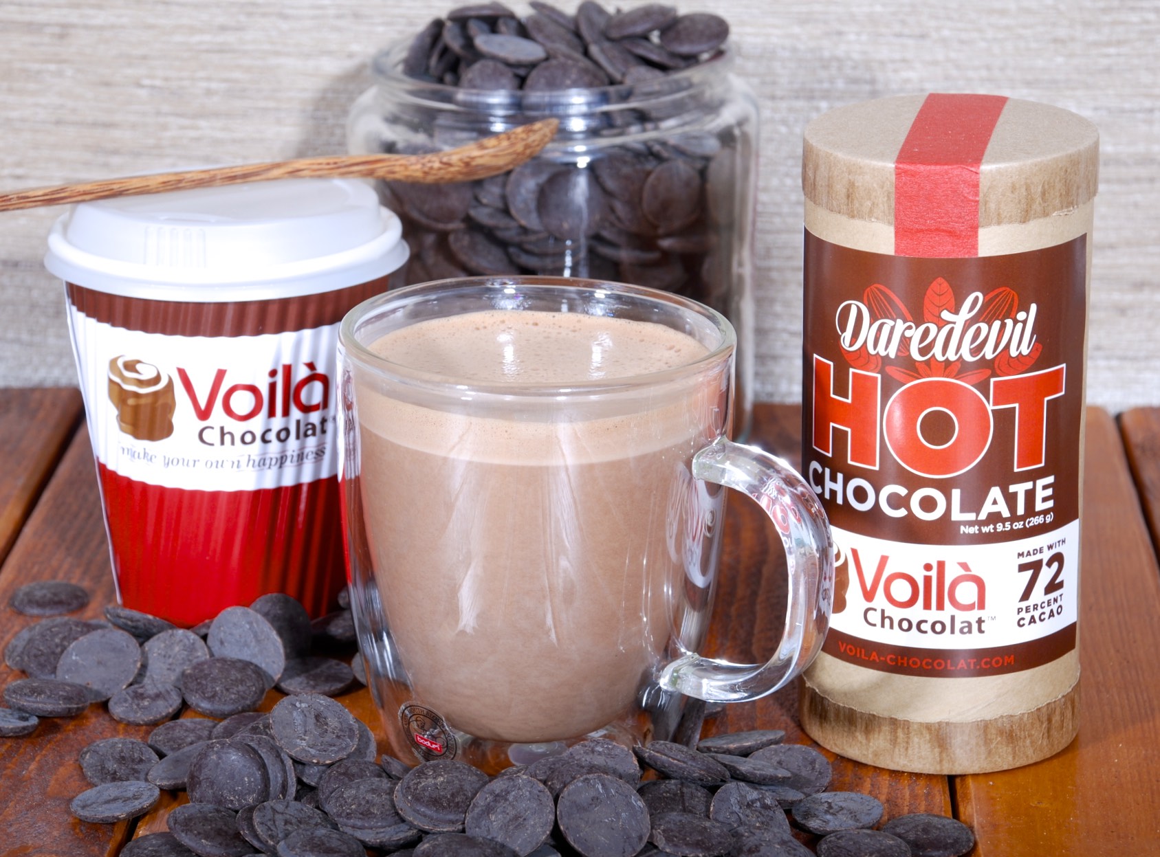 Voila Chocolat hot chocolate