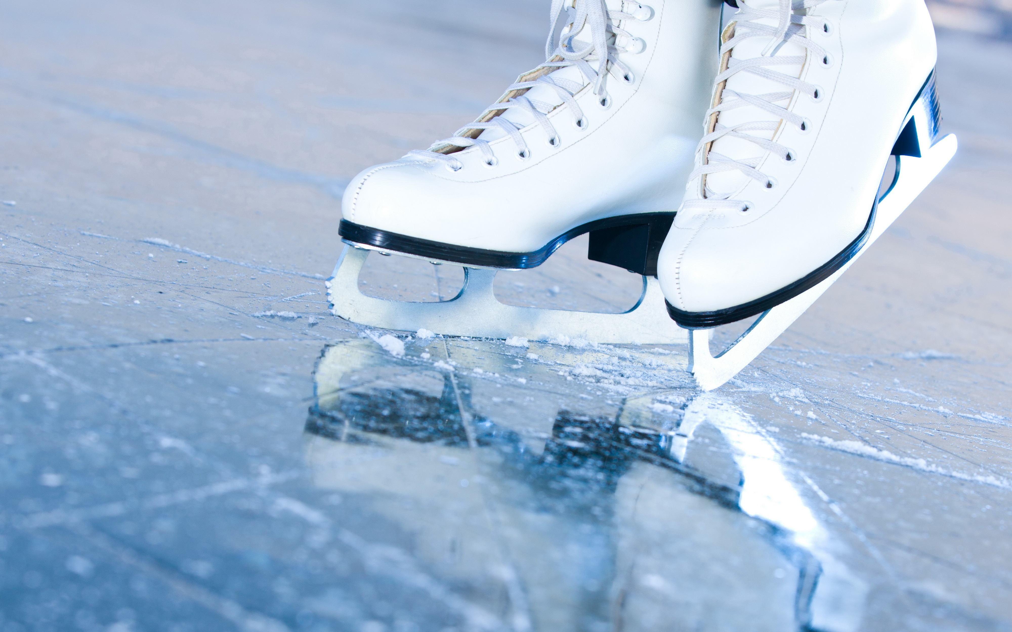 Enjoy the 6,000-square-foot outdoor ice skating rink