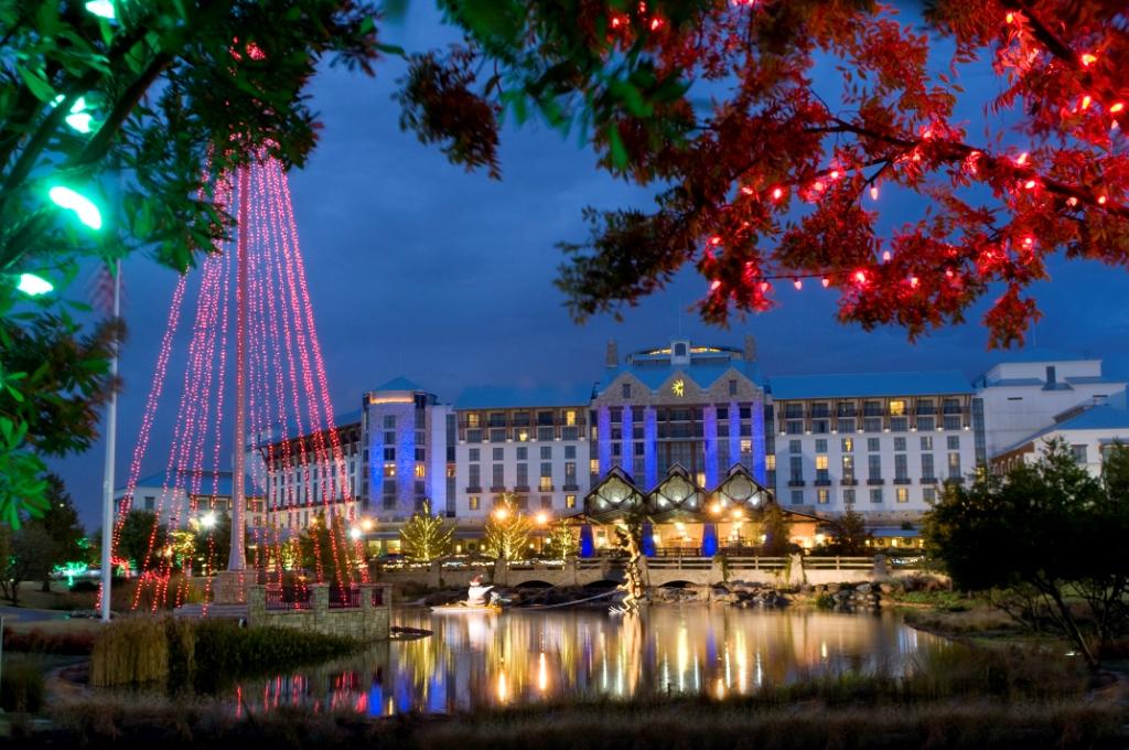 Gaylord Texan Resort sits on 125-acres by the shores of Lake Grapevine