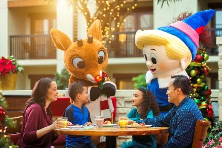 Kids can meet Rudolph the Red-Nosed Reindeer & Friends at the "Holly Jolly" character breakfast