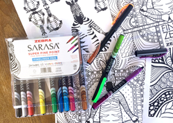 sarasa fineliner pens