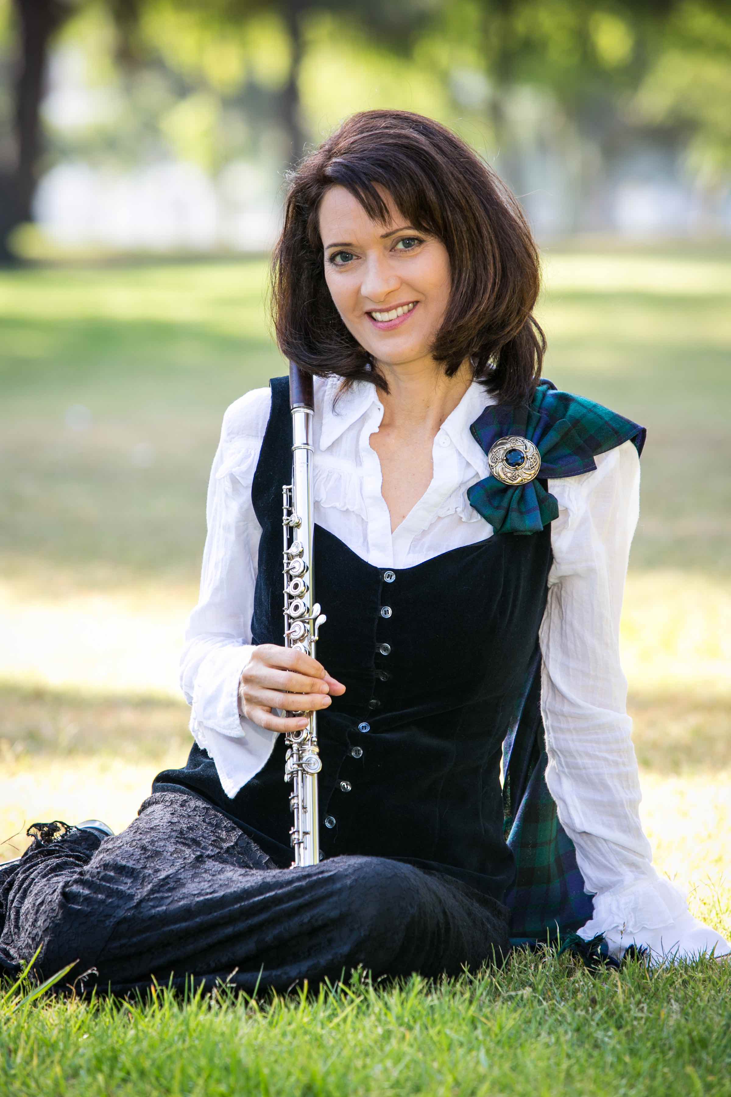 Grammy winning flutist Susan Craig Winsberg in Arkenstone's Winter Fantasy