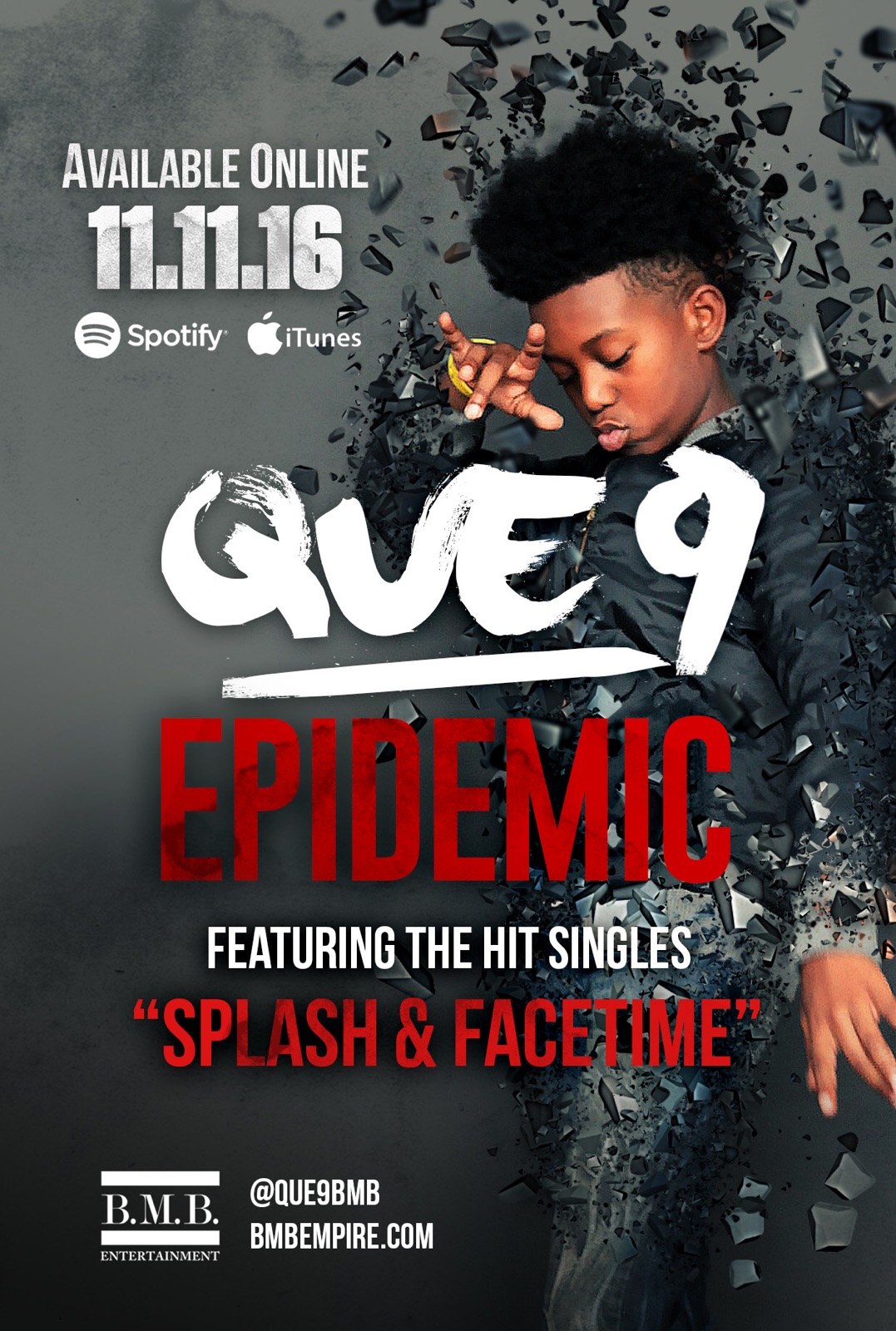 Que's "Epidemic" Online Everywhere!