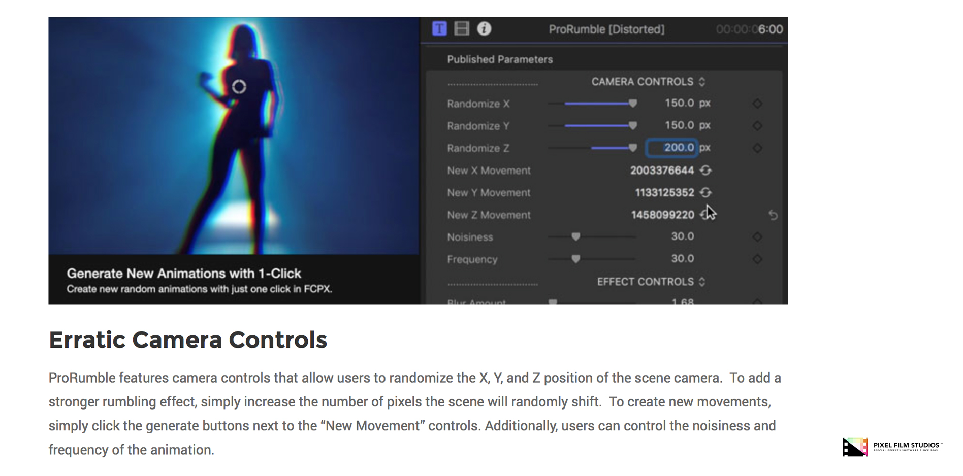 Pixel Film Studios - ProRumble - Final Cut Pro X Plugin
